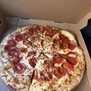 Pepperoni pizza