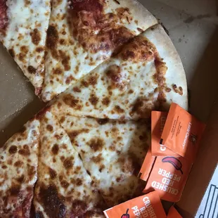 a pizza in a box
