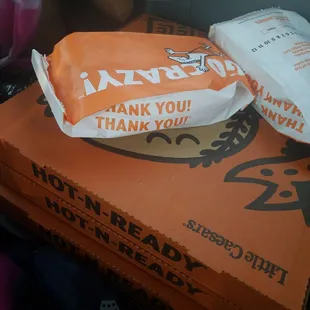 a little caesar&apos;s pizza