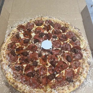 Stuffed Crazy Crust 3 Meat Treat (Pepperoni, Bacon, Sausage)
