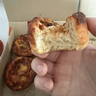 inside the cheese crazy puff