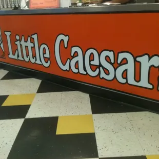 a little caesars sign