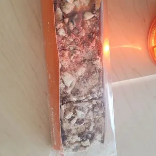 Twix and cookie dough brownies. Thought they were served warm and in a box.