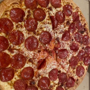 Pepperoni pizza