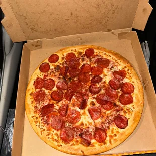 Pepperoni pizza