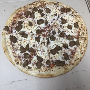 a pizza in a pizza box