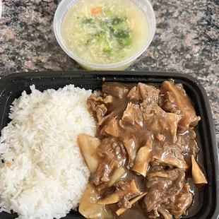 Braised Beef plate $10