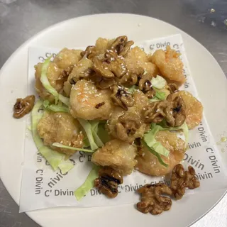 Honey Walnut Shrimp 蜜汁核桃虾仁