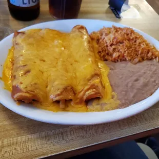 #12 Enchiladas dinner