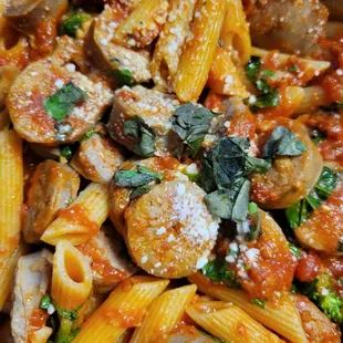 a pasta dish