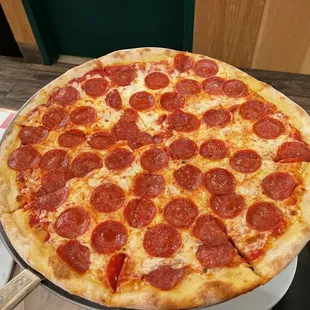 Pepperoni pizza