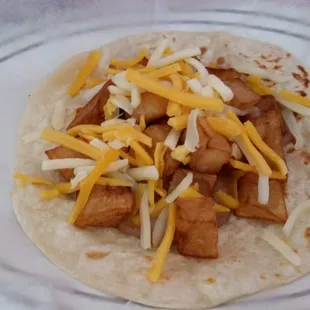 . 99 cent breakfast taco