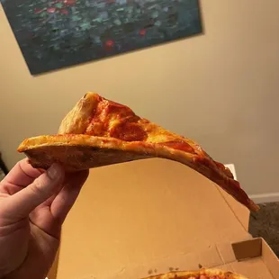 No flop, great undercarriage slice of pep from little charlies