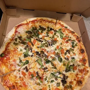 Veggie pizza large $20