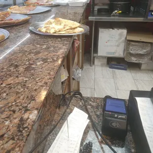 I had to come back for my chicken Alfredo slices. I purchased 3