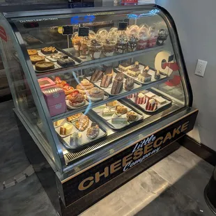 Display case of Dessert