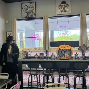 Halloween Decor at Little Cheesecake Company