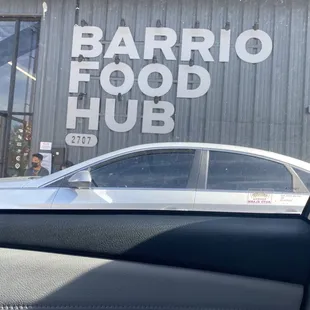 Inside of the barrio food hub