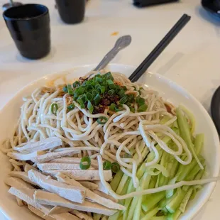 Spicy Sichuan noodles