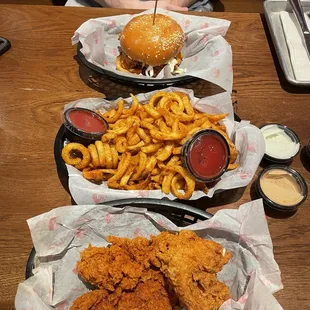 3 Piece TENDIE large Curly Fries  The Little Chicken