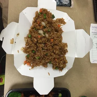 Also remember everyone the box that your rice comes in opens as a plate. Just a quick FYI