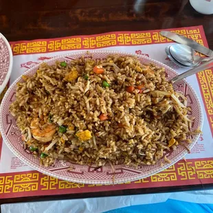 Shrimp fried rice lunch special
