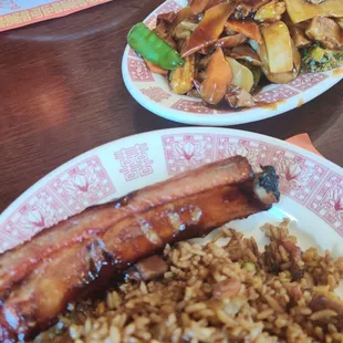 Char Siu Pan combo platter