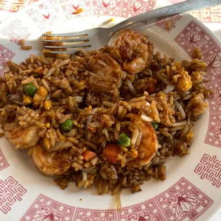 Shrimp fried rice