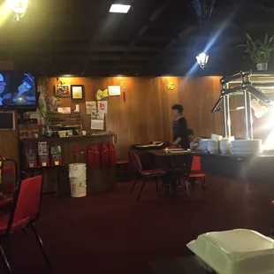 a man preparing food