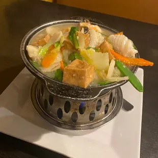 Seafood clay pot