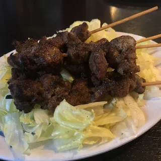 Spicy Lamb Skewers