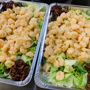 Honey Glazed Walnut Shrimp 20people