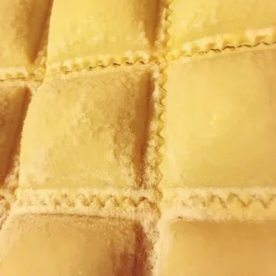 Hand made ravioli stuffed with meat. 24/$6