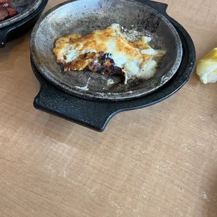 Opa Flaming Saganaki (burnt)