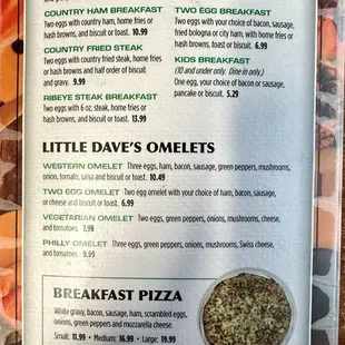 Breakfast Menu