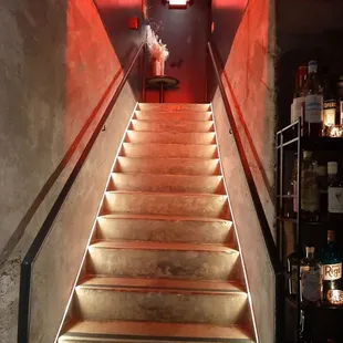 Stairs to the ground floor.