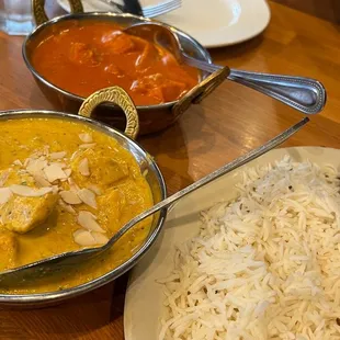 Chicken Tikka Masala and Badami Chicken!