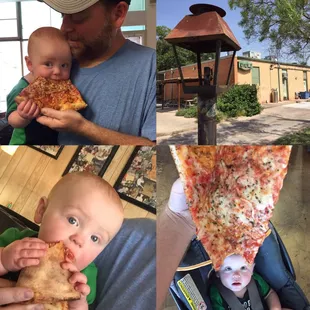 Pizza Baby with #PizzaHat #Pizza #Baby