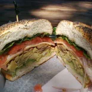 The Vegetarian Sandwich w/o Eggplant (now with Mushrooms) 4.27.2011