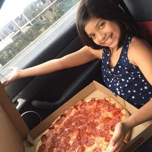 Yummy large pizza!!!