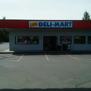 the front of the store