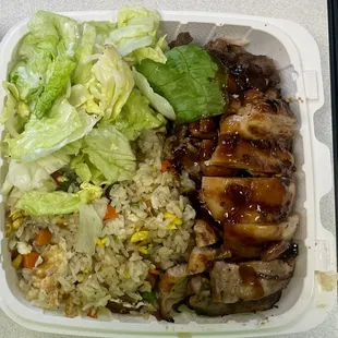 C1 - Chicken and Beef Teriyaki