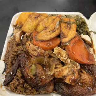 Jerk Chicken with sides