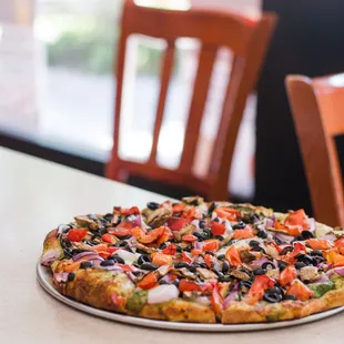 Little Diamond's Veggie Pesto Pizza