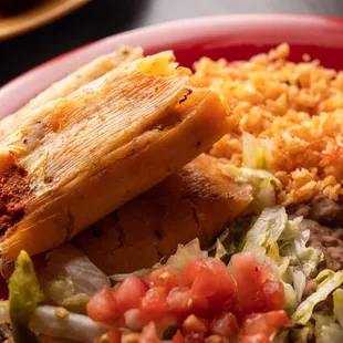 Tamales Plate