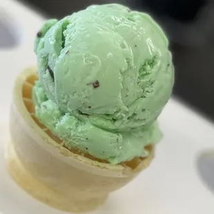 an ice cream cone