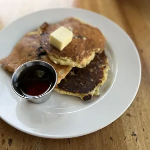 Ricotta Cheese &amp; Fresh Blueberry Pancakes