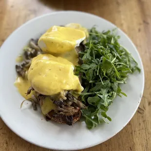 Eggs Fungi Eggs Bruschetta