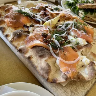 Smoked Salmon Pizza