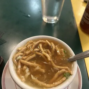 Egg drop soup!